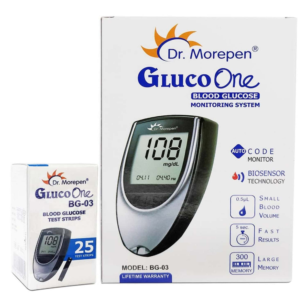 Gluco One Blood Glucose Monitoring System (BG-03)