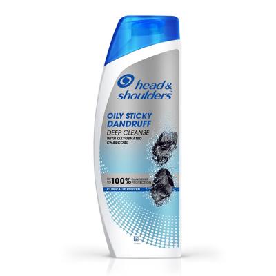 Head And Shoulder Oily Sticky Charcoal Deep Clean Shampoo