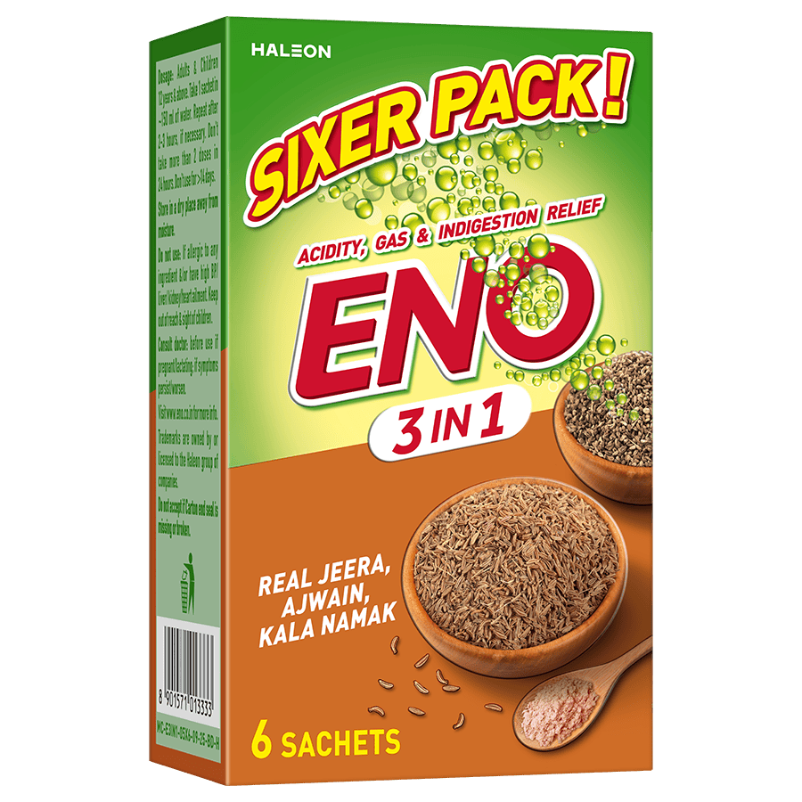 Eno 3 In 1 Jeera Ajwain And Kala Namak Powder