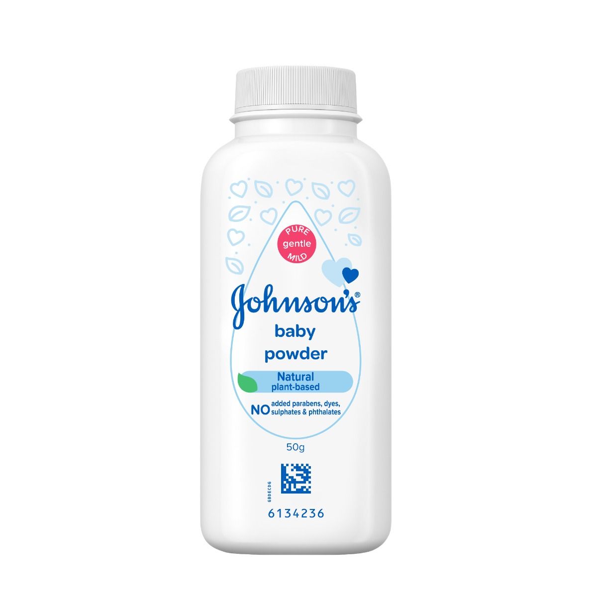 Johnsons Natural Plant Based Baby Powder