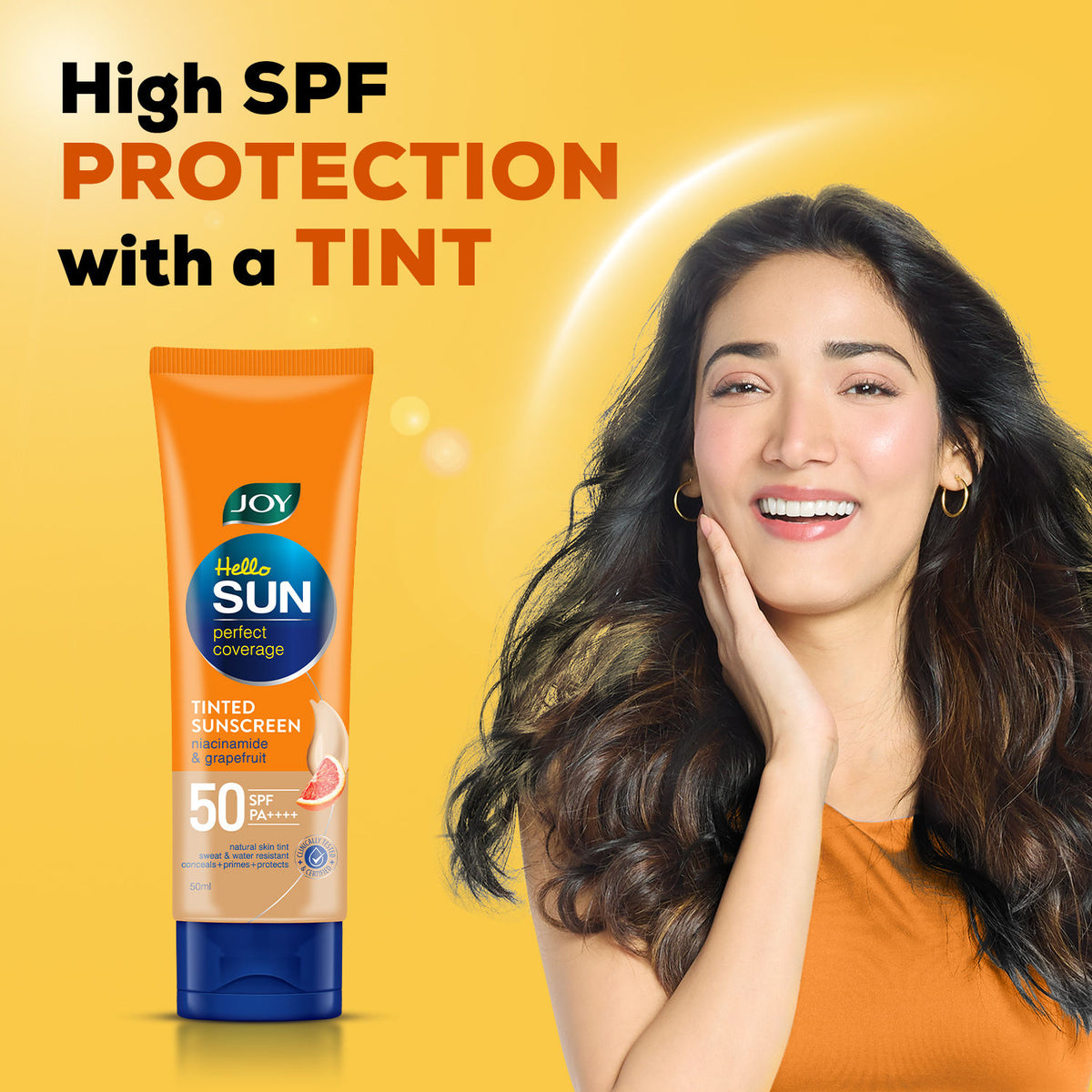 Joy Hello Sun Mattifying Tinted Sunscreen SPF 50