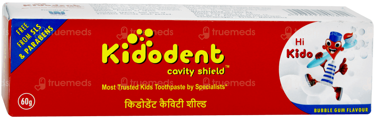 Kidodent Cavity Shield Bubble Gum Kids Tooth Paste