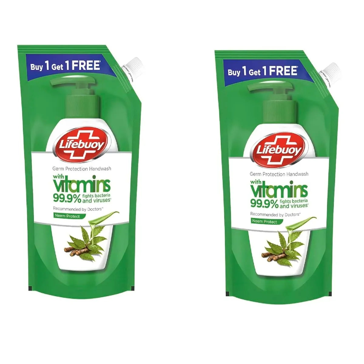 Lifebuoy Neem Protect Hand Wash (Buy 1 Get 1)