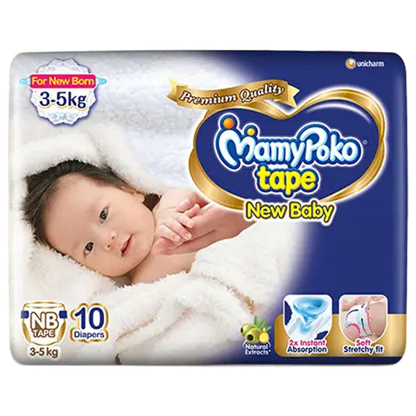 Mamypoko Tape Preemie Diapers NB