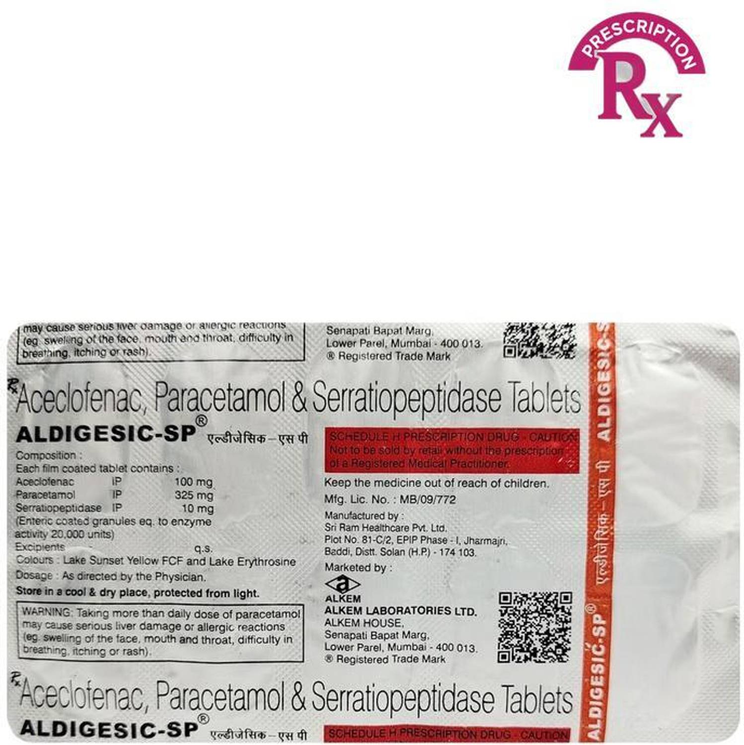 Aldigesic SP Tablet