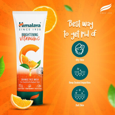 Himalaya Brightening Vitamin C Face Wash 100ml