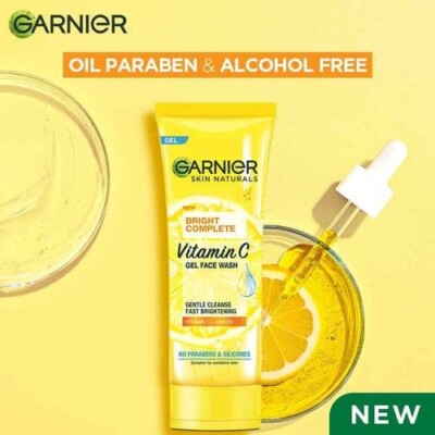 Garnier Vitamin C 2-in-1 Serum Face Wash 100g