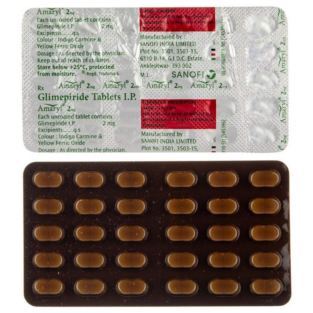 Amaryl 2 Tablet