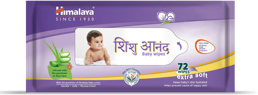 Himalaya Shishu Anand Baby Wipes 72s