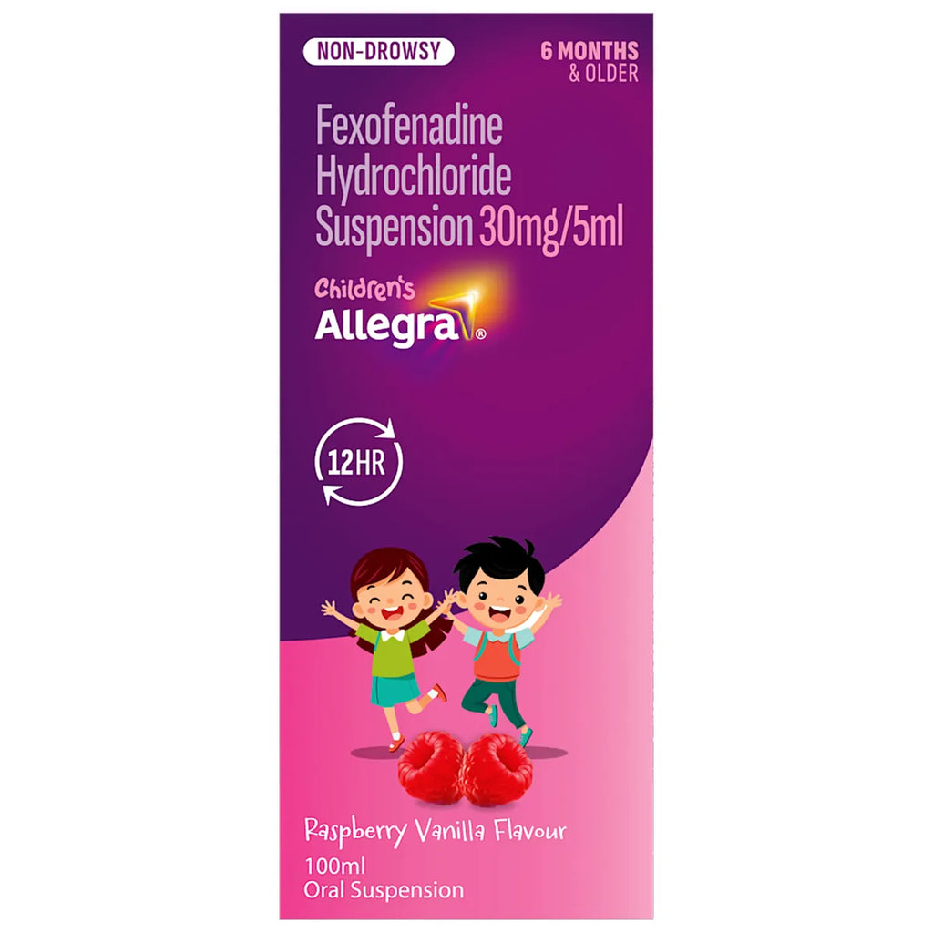 Allegra Raspberry And Vanilla Suspension